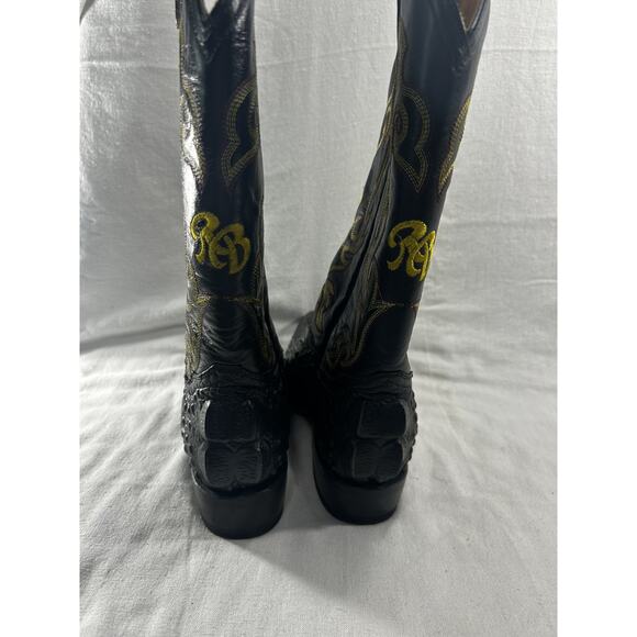 Rogers Western Boots Leather Mexico Men Sz 7 - Picture 6 of 8